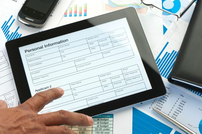 Image result for images of filling out forms online