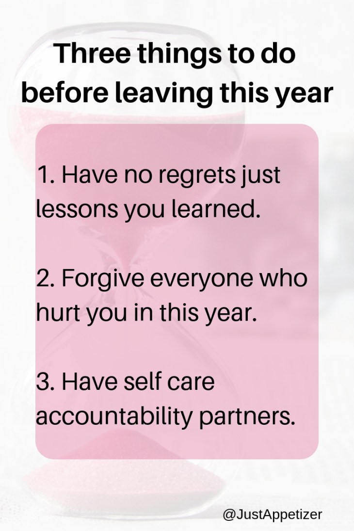 3 Things you should do before leaving this year