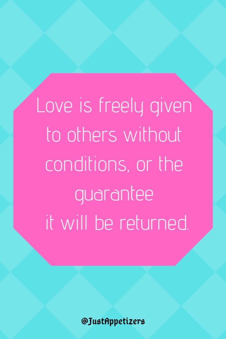 love is freely given